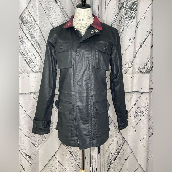 The Smooth Company Coated Canvas Coat Black Small - Picture 2 of 10